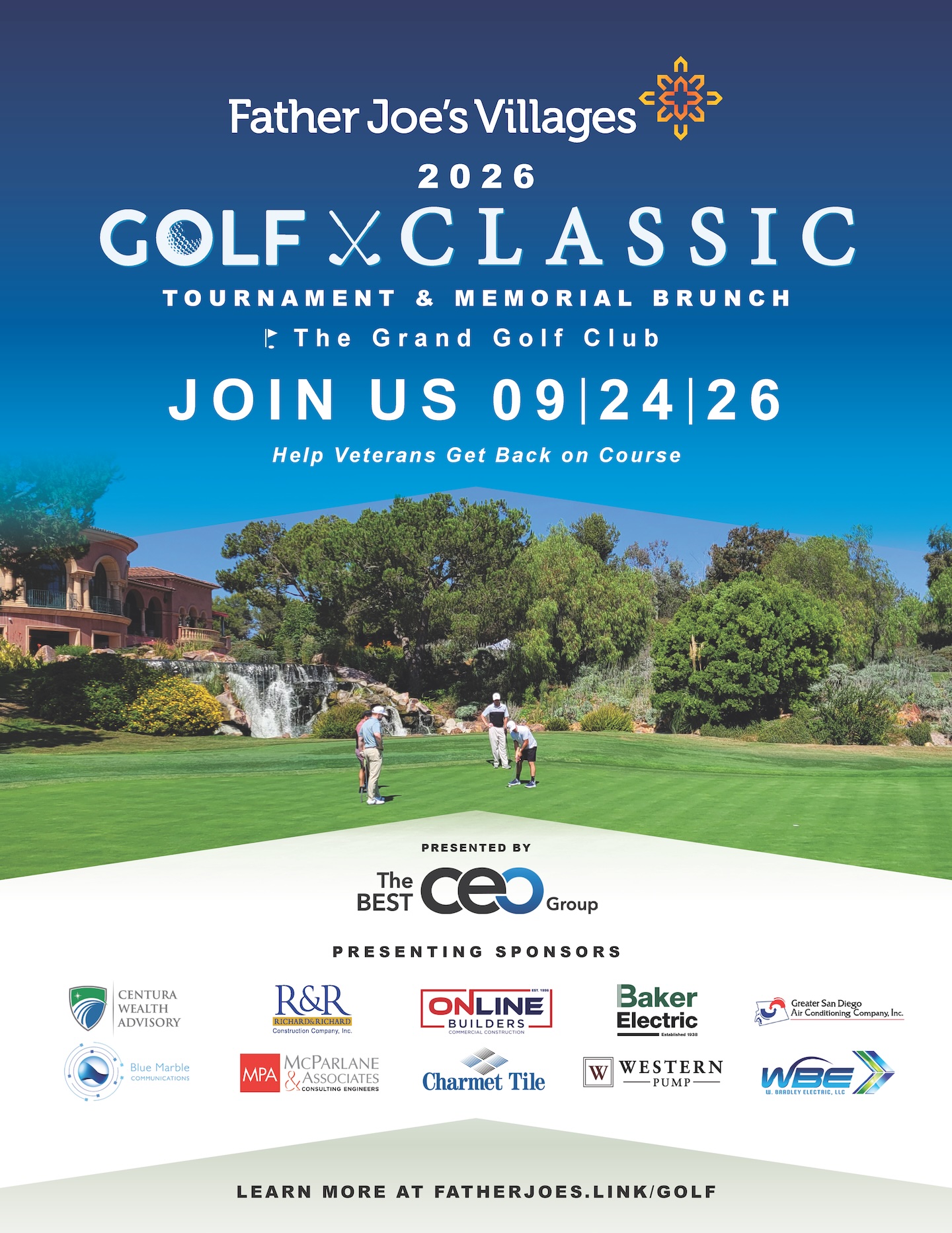Father Joe's Villages 2026 GOLF CLASSIC